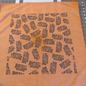 Vintage 1980's Boot Hill Bandana
